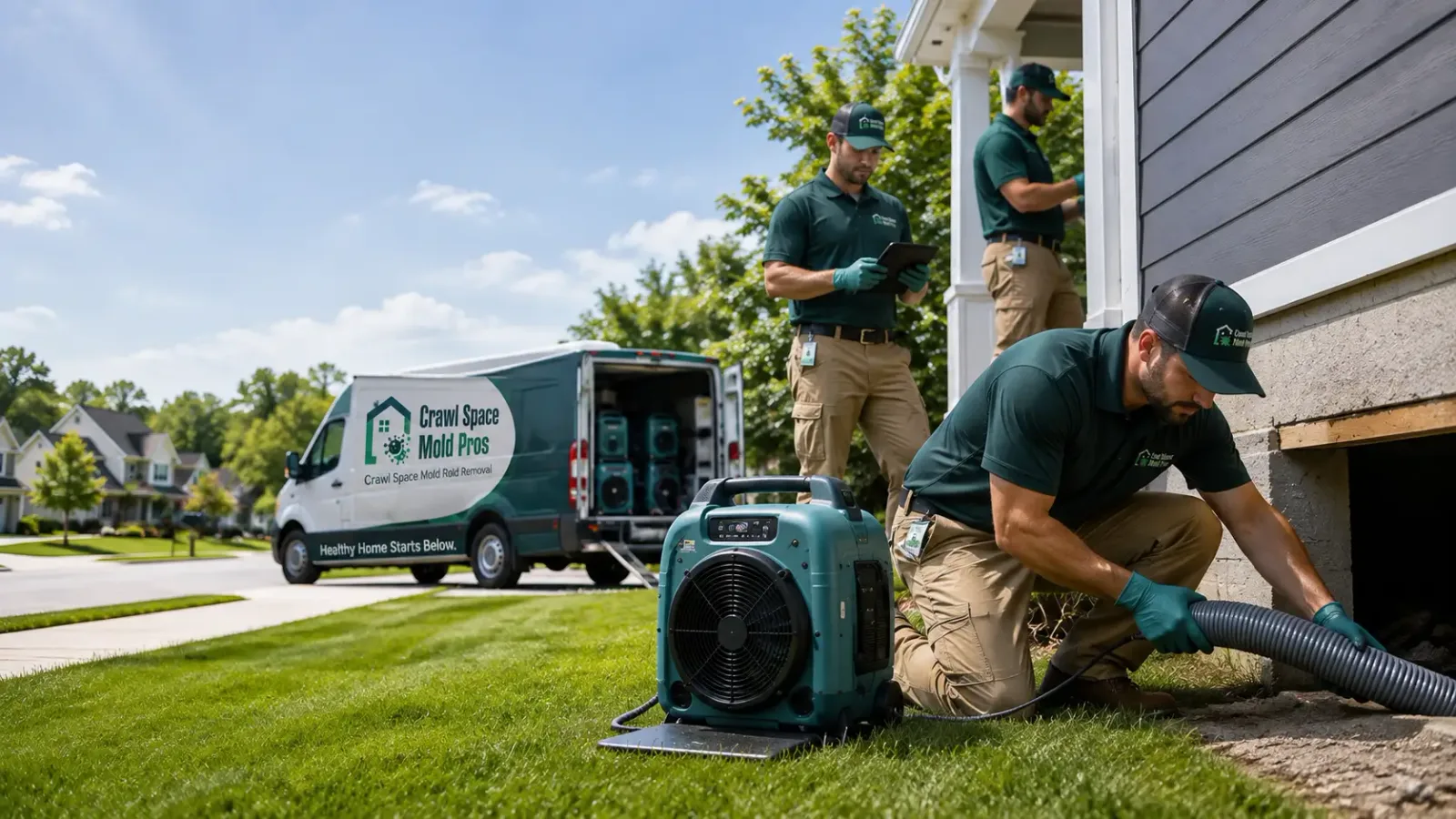 Crawl Space Mold Removal in Deerton, MI